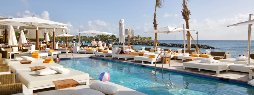 Nikki Beach Barbados swimming pool