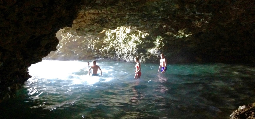 Animal Flower Cave, in Barbados: Natural Rock Pool with a View