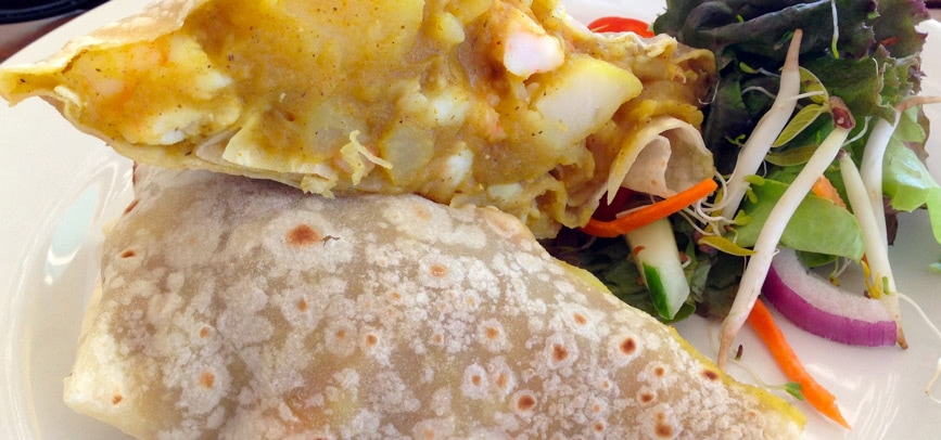 The Bajan Roti A Delicious Island Favourite