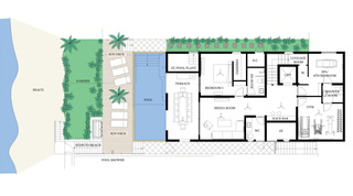 Calico villa in Prospect, Barbados