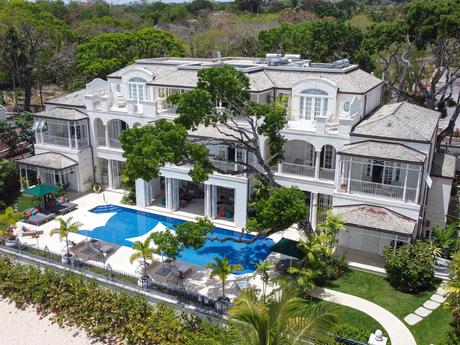 Kiko Villa in Barbados as seen from the air