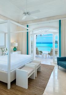 Sea view from bedroom at Kiko Villa in Barbados
