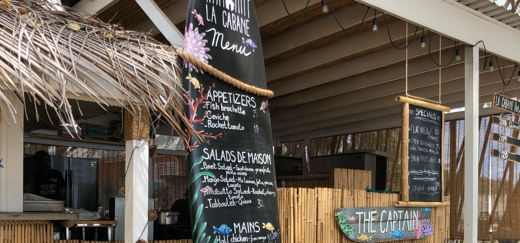La Cabane Menu Board