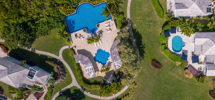 Arial View Pool
