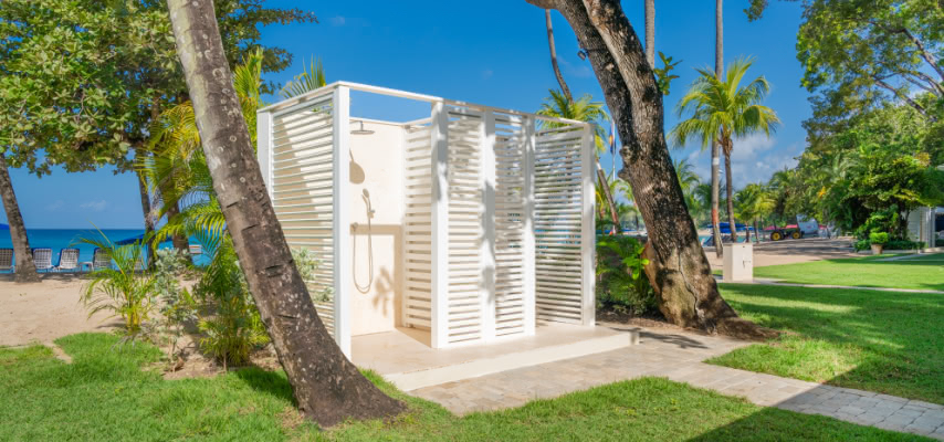 Sandy Lane Beach Club Showers